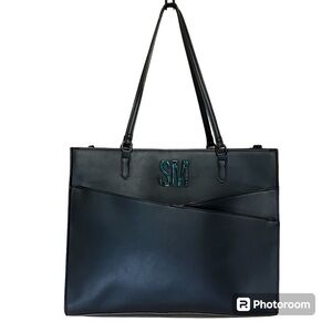 Steve Madden Tote Bag Large Black Shoulder Bag